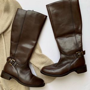 Seychelles Brown Leather Riding Boots